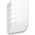 Durable Flexiplus - plastový nástěnný odkladač - transparentní, horizontální – Zboží Mobilmania