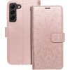 Pouzdro a kryt na mobilní telefon Samsung Coolcase Mezzo Samsung Galaxy S22 Mandala rose gold