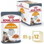 Royal Canin Hair & Skin Care jelly 12 x 85 g – Hledejceny.cz