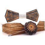 Gaira s kapesníčkem a broží 709221 dřevěný – Zboží Dáma