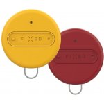 Smart tracker FIXED Sense, Duo Pack - žlutá + červená FIXSM-SMS-YLRD – Zbozi.Blesk.cz