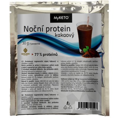 MyKETO Noční protein 30 g – Zboží Mobilmania