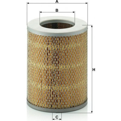 MANN-FILTER Vzduchový filtr MANN C16136 (MF C16136) – Hledejceny.cz