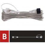 Prodlužovací kabel pro spojovací řetězy Standard transparentní 10 m venkovní i vnitřní EMOS D1ZB02 – Sleviste.cz