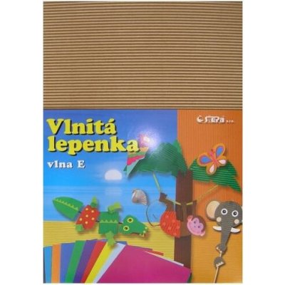 Lepenka E-Welle 260g 34,5 x 24,5cm rovná-natur 10 listů – Sleviste.cz