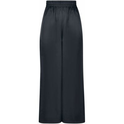 Urban Classics - Ladies Satin Wide Leg Pants - - Plátěné kalhoty černé – Zbozi.Blesk.cz