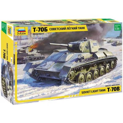 Zvezda Model Kit tank 3631 Soviet tank T-70 1:35 – Zboží Dáma
