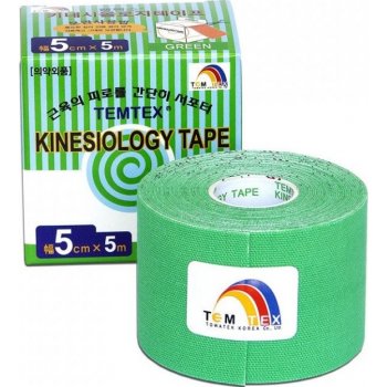 Temtex kinesio tape Tourmaline zelená 5cm x 5m