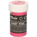 Sugarflair Pastelová gelová barva Baby Pink 25 g – Zboží Mobilmania