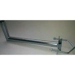 Držák na stožár, délka 50cm, průměr 42mm, 1x výztuha (vinkl), ohyb R150 mm s příslušenstvím – Hledejceny.cz