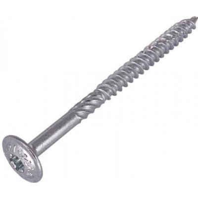 HPM TEC RAPI-TEC SK PLUS 6,0x80/48+R - stavební vrut do dřeva, polozávit, pozink, talířová hlava, TORX T30 – Hledejceny.cz