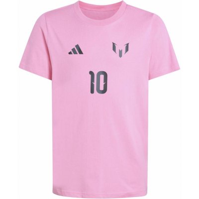 Adidas Dětské tričko MESSI Graphic pink – Hledejceny.cz