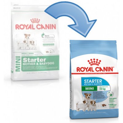 Royal Canin Mini Starter Mother&Babydog granule pro březí nebo kojící feny a štěňata 1kg