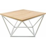 HowHomely DD0516 CURVED 60 x 60 cm bílá / béžová – Zboží Mobilmania
