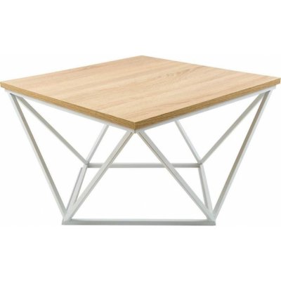 HowHomely DD0516 CURVED 60 x 60 cm bílá / béžová – Zboží Mobilmania