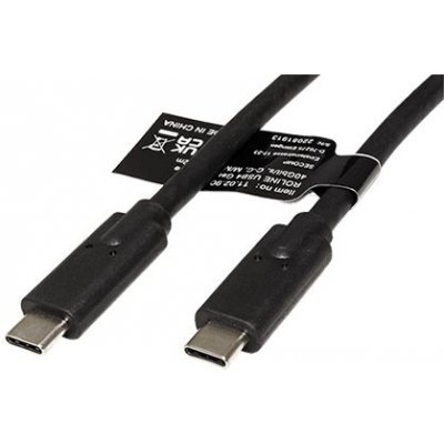 Roline 11.02.9091 USB4 40Gbps USB C(M) - USB C(M), PD 100W, 0,5m, černý