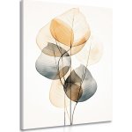 Obraz abstraktní listy No2 - 40x60 – Zboží Mobilmania