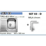 Set Blanco Tipo 45 S Mini + Mila – Hledejceny.cz