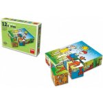 Dino Pejsek a kočička 12 kostky – Zboží Mobilmania