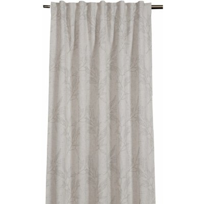 Sehlbach Závěs se skrytými poutky, reliéf větví, přírodní, 245 x 135 cm – Hledejceny.cz