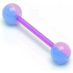 Šperky4U piercing do jazyka svítící ve tmě PJ01157-BA – Zboží Dáma