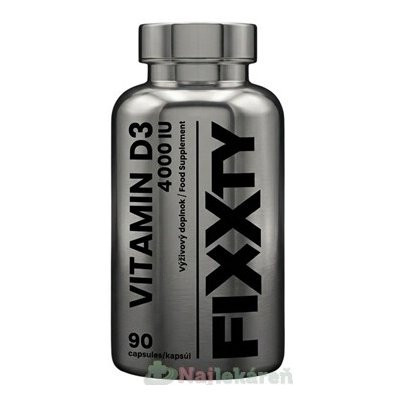 Fixxty Vitamin D3 4000 IU 90 kapslí – Hledejceny.cz