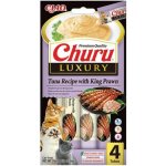 Churu Cat Luxury Tuna Recipe with King Prawn 4 x 14 g – Zboží Mobilmania