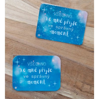 MAGNETKY S CITÁTY VYBERTE SI CITÁT: Všechno ke mně přijde ve správný moment – Hledejceny.cz