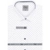 Pánská Košile AMJ Comfort pánská košile krátký rukáv slim fit VKSBR 1289