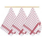 Brotex Kuchyňská utěrka 50x70cm kostka červená – Zboží Dáma