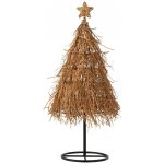 Vánoční stromek z přírodního ratanu na kovovém stojanu – 25*25*64 cm - J-Line by Jolipa – Hledejceny.cz