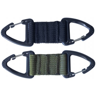 Šňůrka na krk Popruh krátky 2x plastová karabina – Sleviste.cz