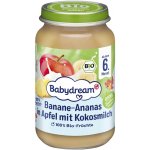 Babydream BIO ovocné pyré ananas, banán a kokosové mléko 190 g – Zboží Dáma