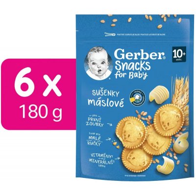 Nestlé Snacks máslové sušenky 6 x 180 g – Zboží Dáma