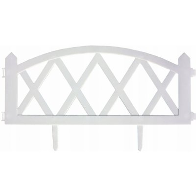 Aldotrade zahradní plůtek Garden 2,3m bílá – Hledejceny.cz