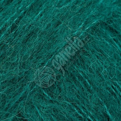 Příze Drops Brushed Alpaca Silk 11 tm.zelená – Zboží Dáma