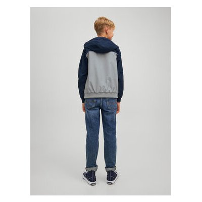 Jack & Jones Junior bunda pro přechodné období Rush Blocking 12200453 Šedá