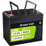 Green Cell LiFePO4 80Ah 12.8V 12V BMS pro karavan loď vozík UPS – Zboží Živě