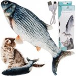 Iso Trade Hračka pro kočky ryba – Zboží Mobilmania
