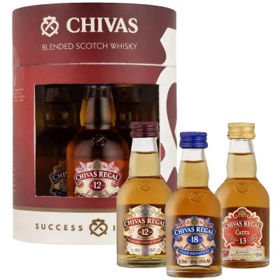 Chivas Regal Miniature Giftset 40% 3 x 0,05 l (set) – Hledejceny.cz