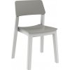 Zahradní židle a křeslo TOOMAX Zahradní židle BISTROT ITALIA, plastová šedá