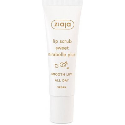 Ziaja Peeling na rty Sladká mirabelka Lip Scrub 12 ml – Zboží Dáma