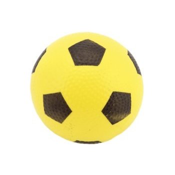 Míček fotbal guma 12cm 6 barev v síťce