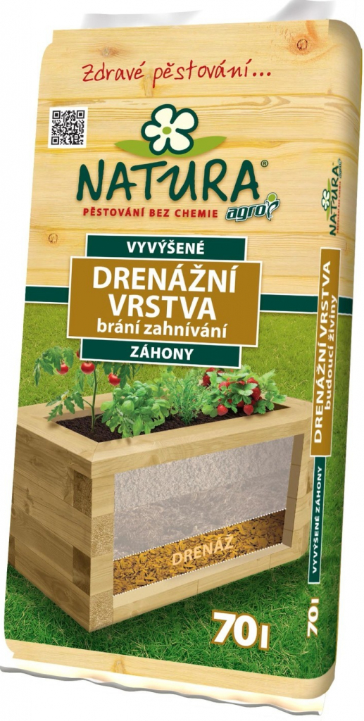 NATURA Drenáž pro vyvýšené záhony 70 l