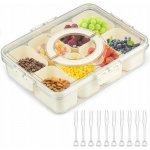 4Home Skleněná dóza na potraviny s víkem Bamboo 1,5 l – Zboží Dáma