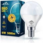 Eta EKO LEDka mini globe 6W, E14, studená bílá – Hledejceny.cz