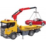 Bruder 3552 Odtahové vozidlo Scania Super 560R se světelným a zvukovým modulem a Bruder Roadster – Zboží Dáma