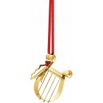 Georg Jensen Pozlacená vánoční ozdoba Harp 2026 – sběratelská edice, zlatá barva, kov – Hledejceny.cz