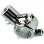 držák objímka řídítek pro zrcátko CHROM se závitem M8 levý závit pro ATV MOTO | Zboží Auto