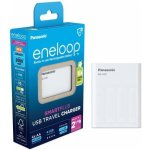 Panasonic Eneloop Smart Plus BQ-CC87 + 4x AA K-KJ87MCD40 – Zboží Živě